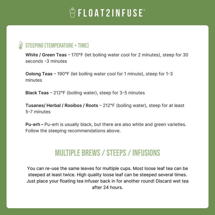 Let Me Overthink This | Floating Tea Infuser | Green Base