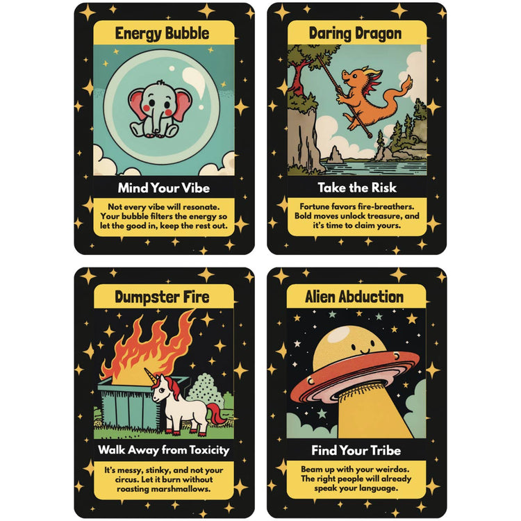 Dumpster Fire Oracle Deck – Fun Divination by Yes! Oracle