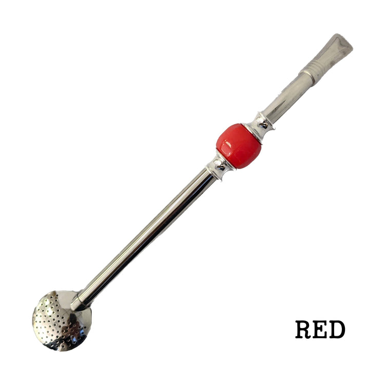 Tea Straw - Bombilla - Removable Head & Cleaning Brush Home & Spirit