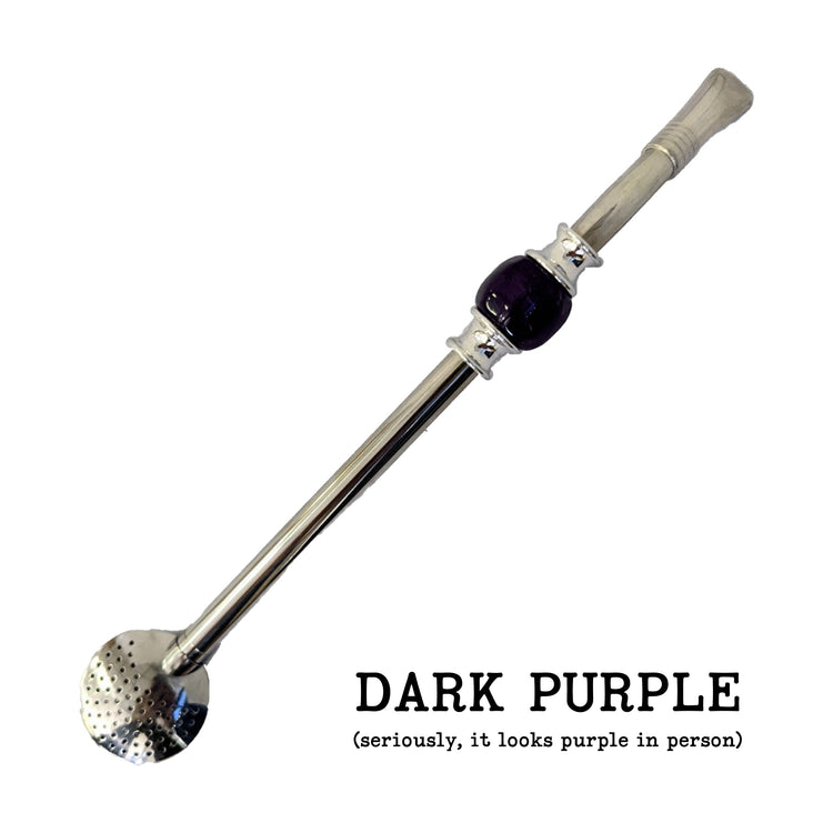 Tea Straw - Bombilla - Removable Head & Cleaning Brush Home & Spirit