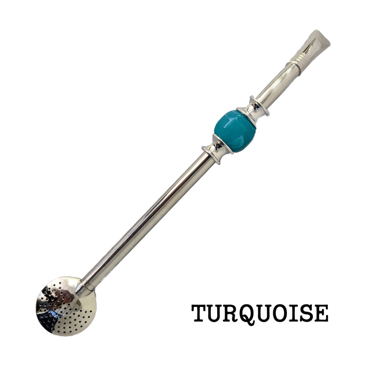 Tea Straw - Bombilla - Removable Head & Cleaning Brush Home & Spirit