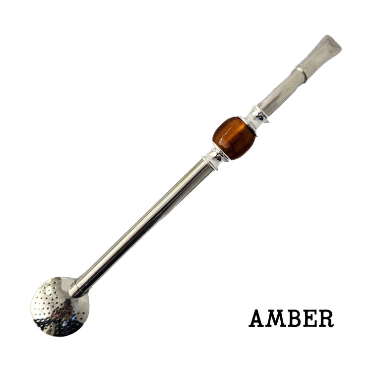 Tea Straw - Bombilla - Removable Head & Cleaning Brush Home & Spirit