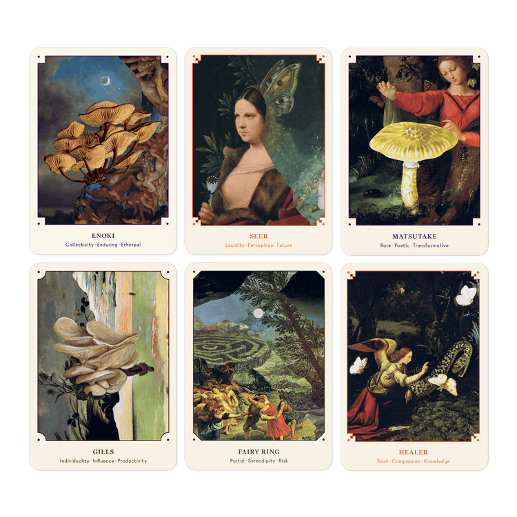 The Mushroom Oracle: 44 Card Deck and Guidebook Home & Spirit