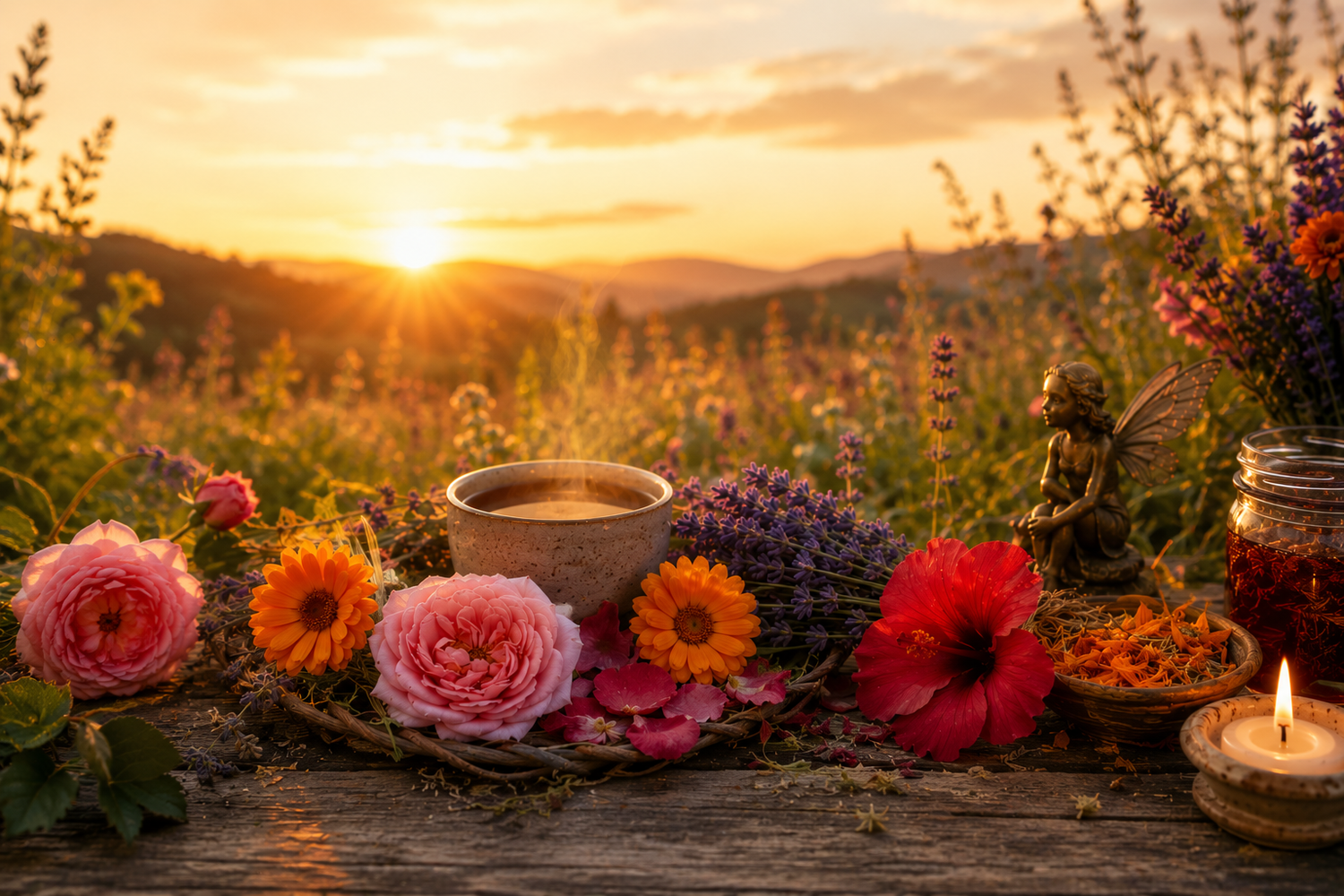 Summer Solstice:Tending the Fire, Honoring the Blossoms