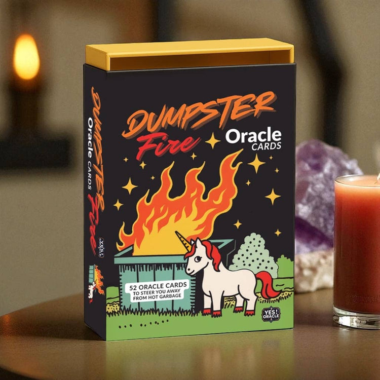 Dumpster Fire Oracle Deck – Fun Divination by Yes! Oracle