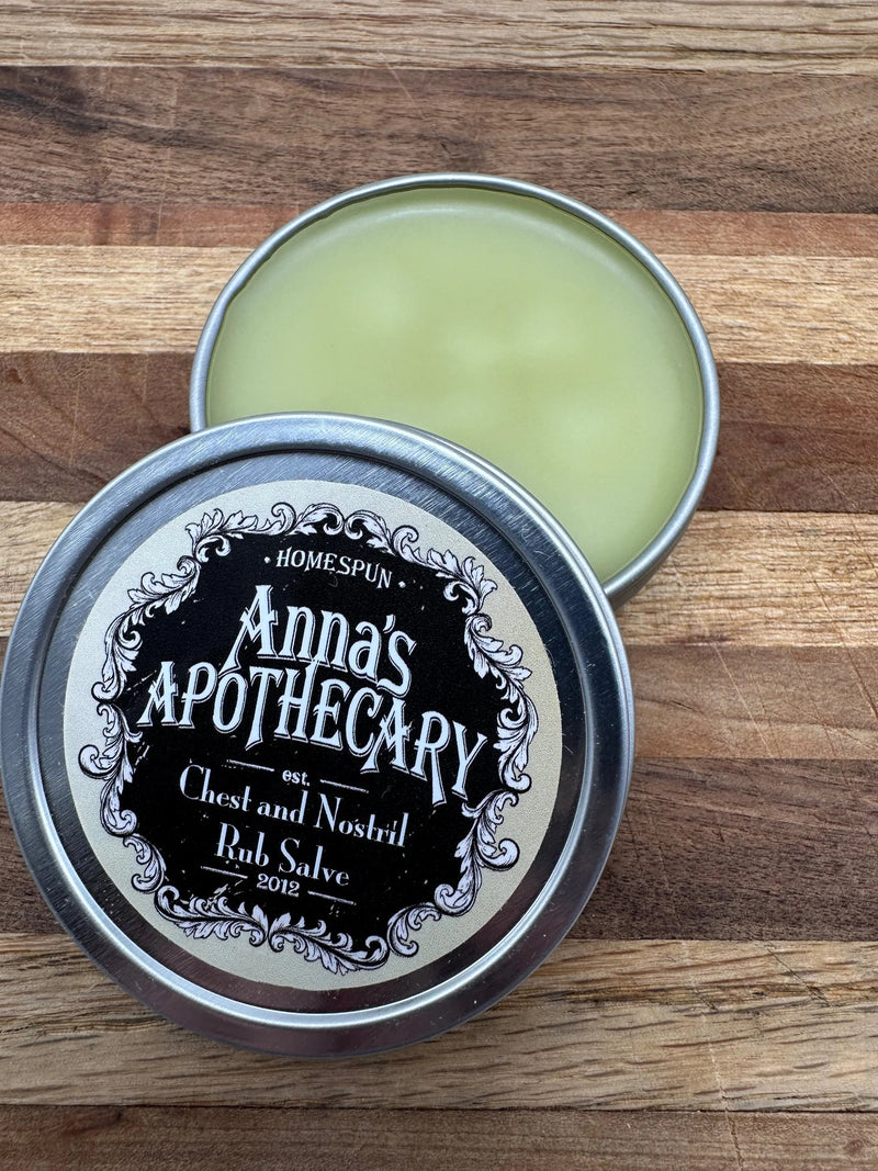 Chest and Nostril Salve Organic Salves