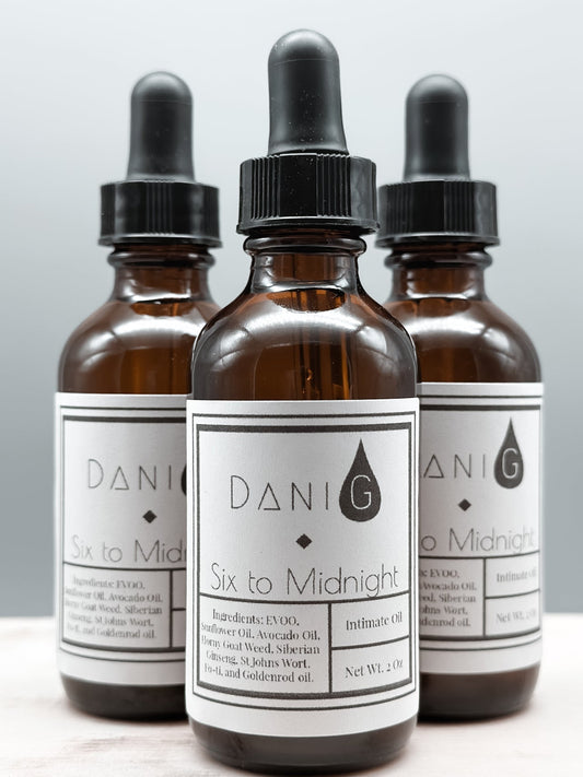 Dani G - Six to Midnight Intimate Oil Dani G Intimate Care