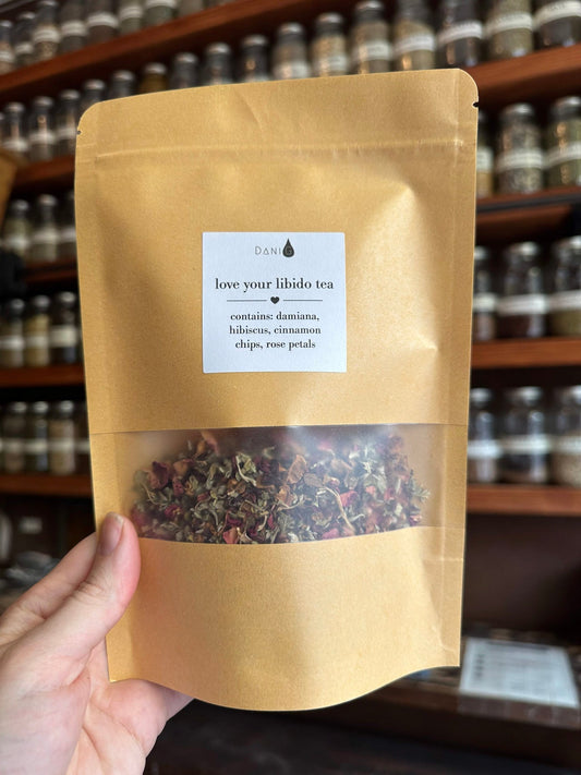 Love Your Libido Tea Herbal Tea Blends, Dani G Intimate Care