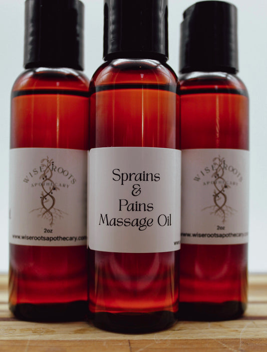 Sprains and Pains Massage Oil Blend