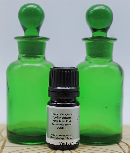 Vetiver, Organic Essential Oil 5ml